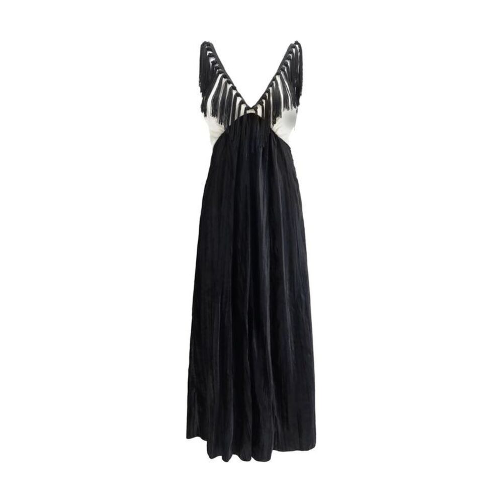 Forte_Forte Black Viscose Casual Women's Dress